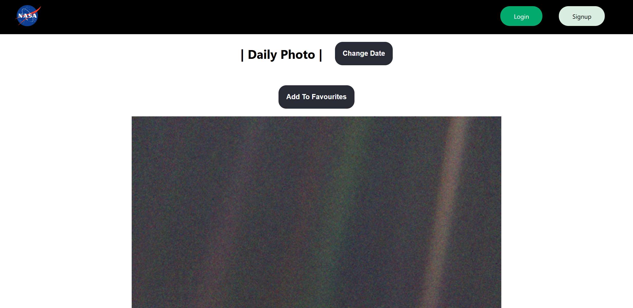 Уебсайт NASA Daily Image